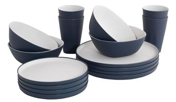 Picture of GALA 4 PERSON DINNER SET NAVY NIGHT